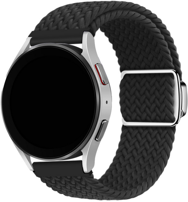 스페이스쉴드 갤럭시워치 호환 마그넷 브레이드 스트랩 20mm, 블랙, 1개