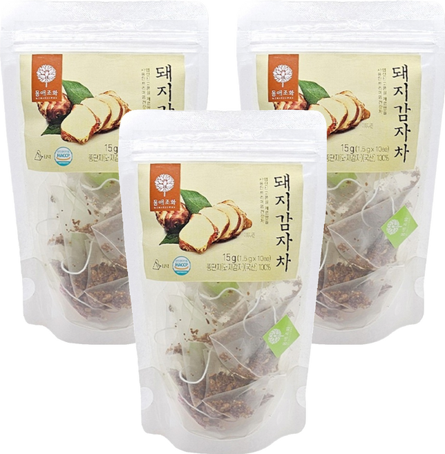 MOMAEJOWHA 菊芋茶茶包, 3個, 1.5g, 10入