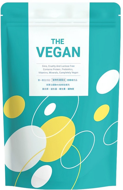 THE VEGAN 樂維根 純素植物蛋白粉 燕麥奶口味, 1kg, 1包