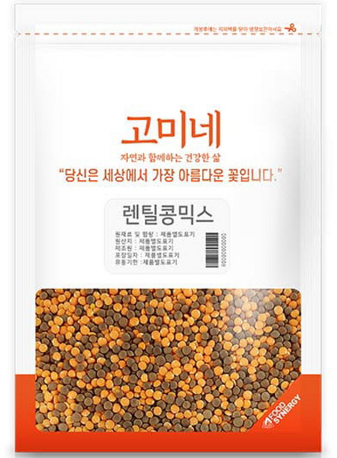 고미네 렌틸 콩믹스, 1kg, 1개