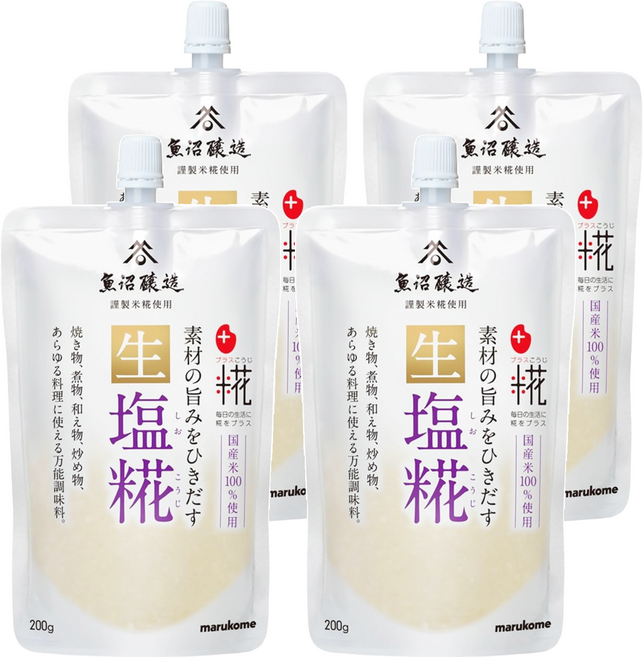 marukome 鹽麴, 200g, 4包