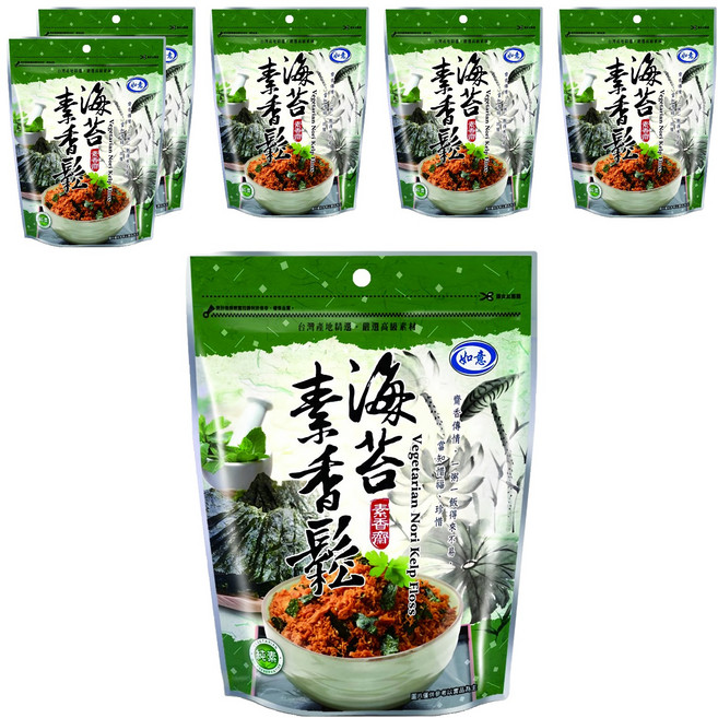 如意 如意 海苔素香鬆, 270g, 6包