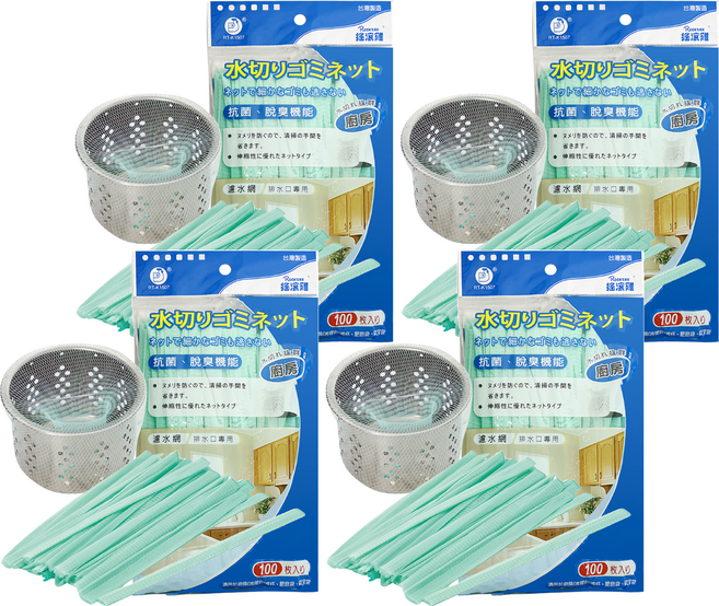 Rocktex 搖滾雞 濾水網, 100個, 4包