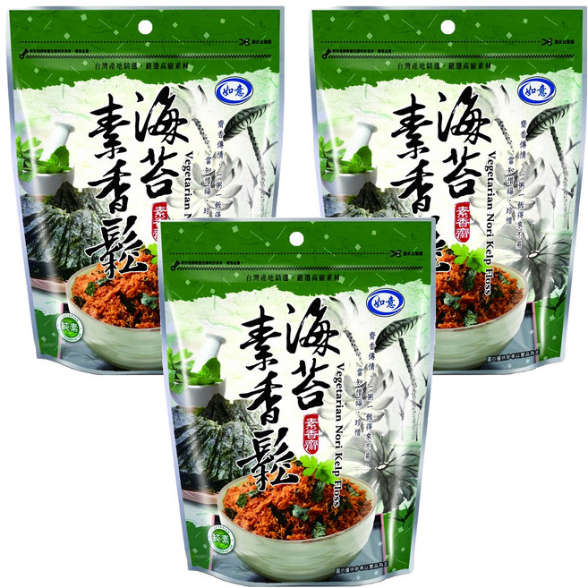 如意 如意 海苔素香鬆, 270g, 3包