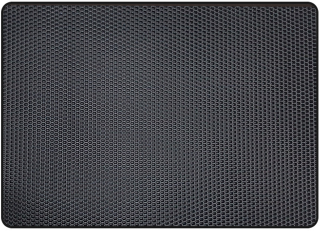 옹이네 고양이 벌집 모래매트 사각엠보형, 블랙, 1개