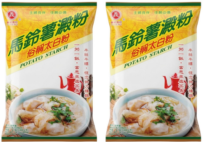 義峰食品 馬鈴薯澱粉, 400g, 2包