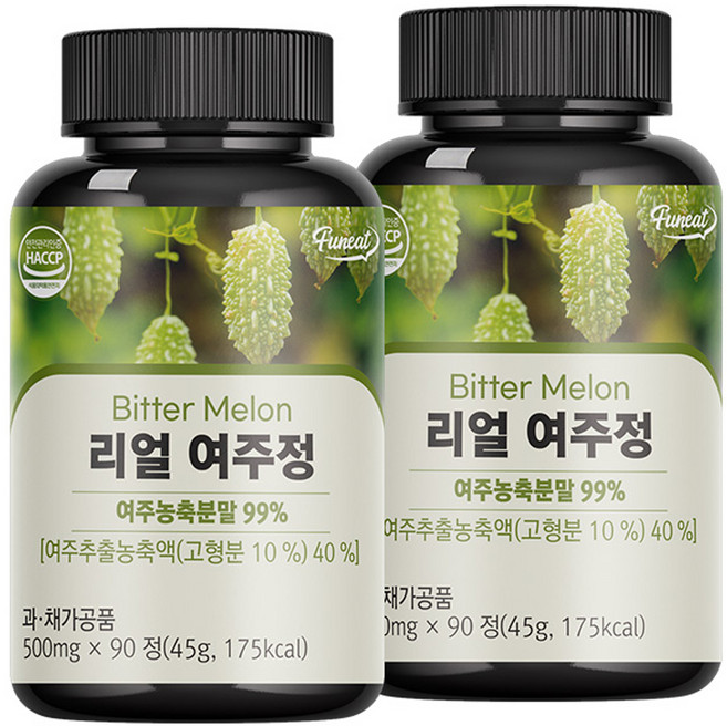 Funeat 苦瓜錠 500mg, 90顆, 2罐