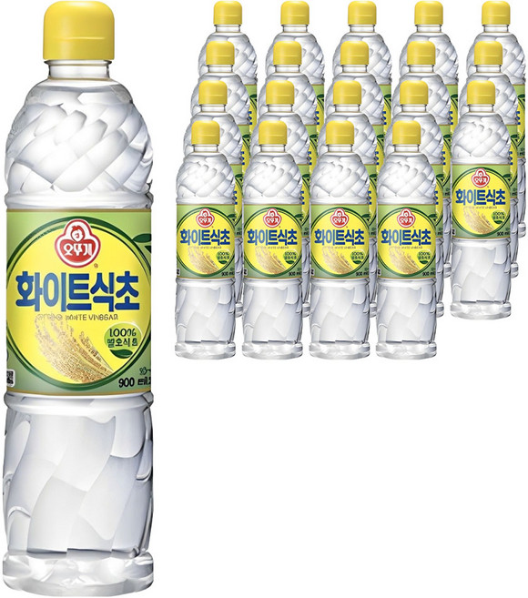 오뚜기 화이트 식초, 900ml, 20개