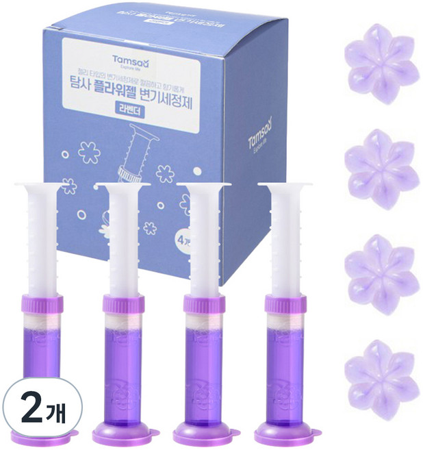 탐사 젤타입 변기세정제 라벤더 플라워젤, 160g, 2개