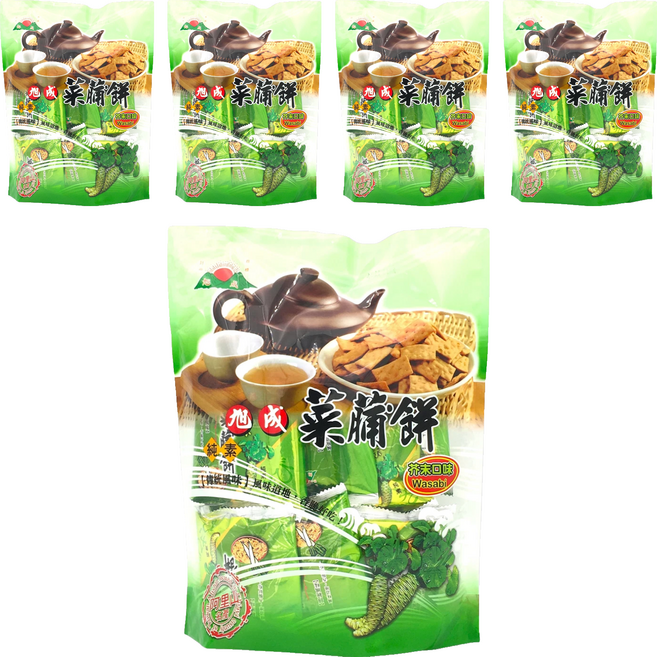 旭成 芥末菜脯餅, 250g, 5袋