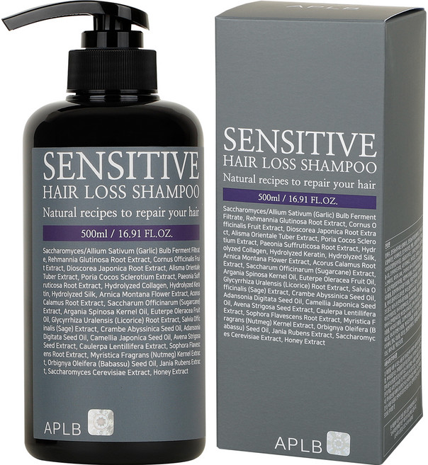 에이플비 센서티브 헤어로스 탈모 완화 샴푸, 500ml, 1개