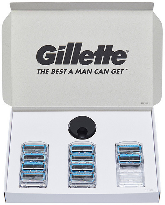 질레트 플렉스볼 프로쉴드 칠 면도날, 10개입, 1개