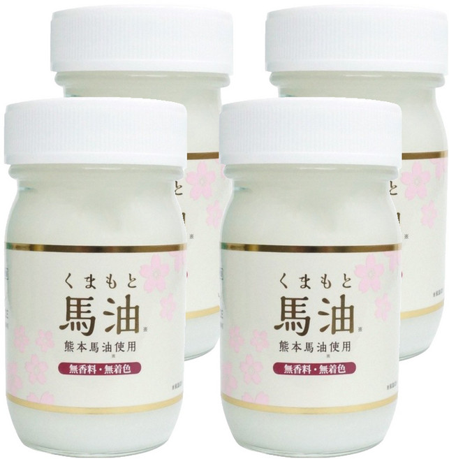 日本熊本 馬油霜, 70g, 70ml, 4罐