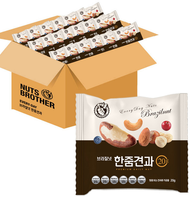 NUTS BROTHER 巴西綜合堅果, 50包