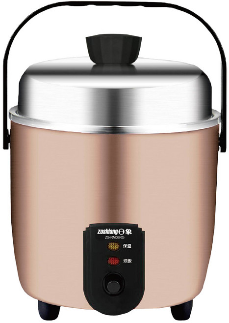 zushiang 日象 輕巧煮電鍋 3人份, ZS-RM03RG, 玫瑰金
