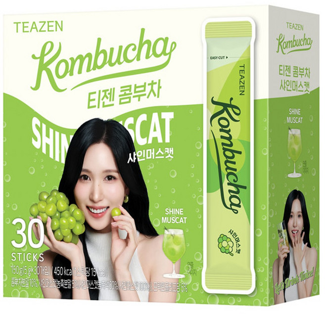 TEAZEN 茶禪 康普茶麝香葡萄茶, 5g, 30包, 1盒