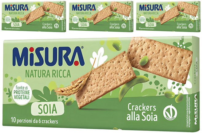 미주라 소이아 크래커, 400g, 4개