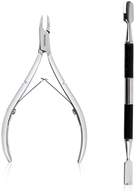 도나와 네일니퍼 푸셔 2종 세트, 네일 니퍼 + 푸셔, 1세트