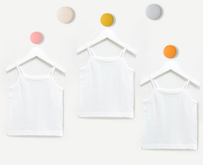 유니프랜드 아동용 오가닉 끈 런닝 3p