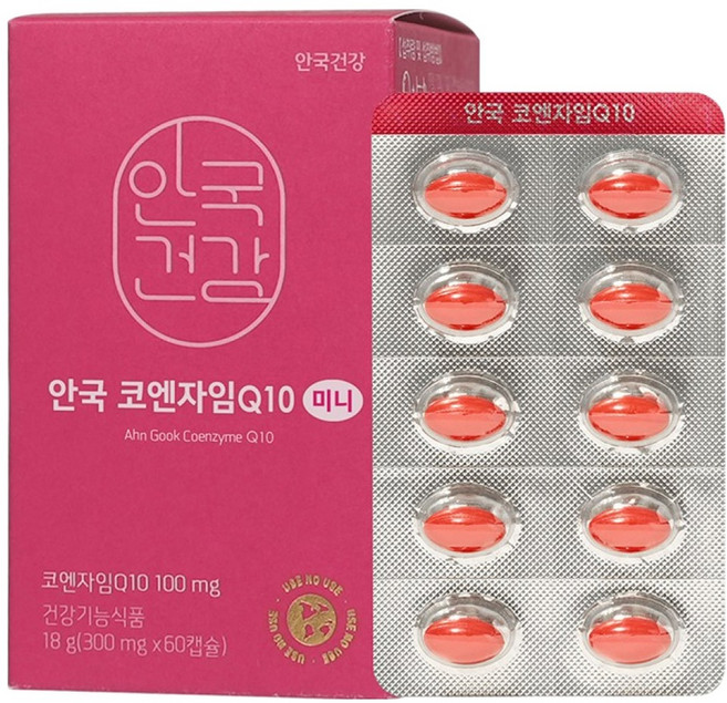 안국건강 코엔자임Q10 미니, 60정, 1개