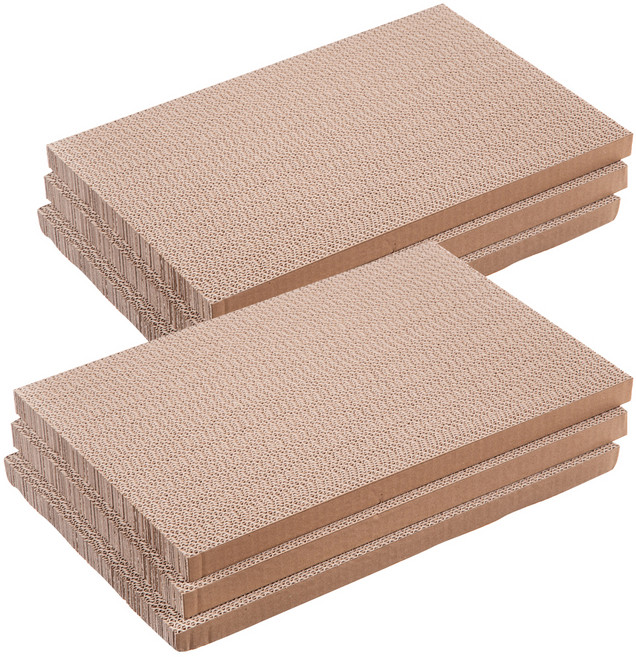 탐사 고양이 스크래쳐 박스리필, 혼합색상, 6개