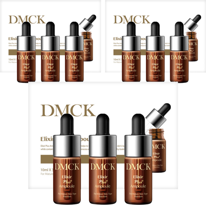 DMCK Elixir Plus保濕護理安瓶, 10ml, 9瓶