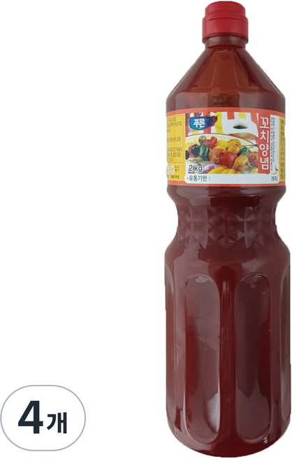 푸른식품 꼬치 양념소스, 2kg, 4개