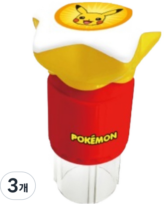 PoKeMoN 寶可夢 皮諾丘 寶可夢貼紙印章遊戲, 3個, 隨機出貨