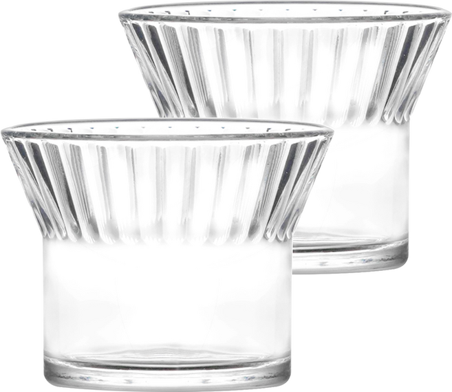 Driver 盛杯 210ml 2入組, 透明色, 1組