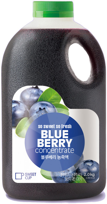 스위트컵 블루베리 농축액, 1개, 2kg