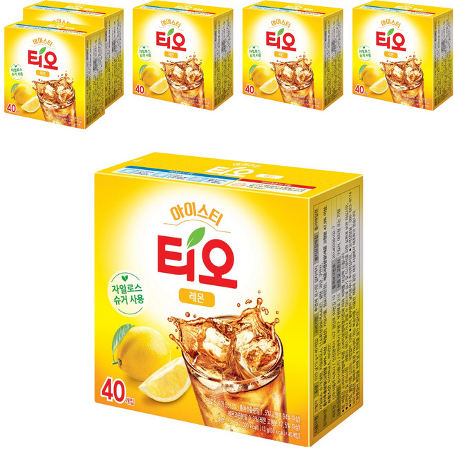 동서티오 아이스티 분말 레몬맛, 13g, 40개입, 6개, 13g