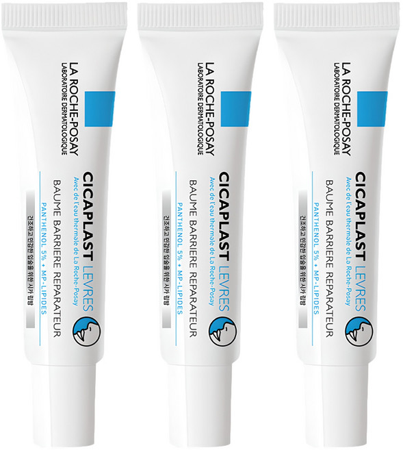 라로슈포제 시카플라스트 레브르 립밤, 7.5ml, 3개