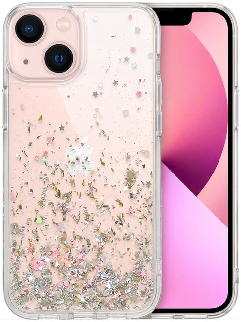 SwitchEasy 魚骨牌 Starfield 手機保護殼 iPhone 13 Mini 星砂 透明 2021 5.4吋