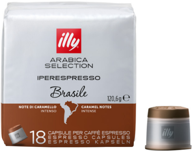 일리 아라비카 셀렉션 브라질 18 캡슐커피, 6.7g, 18개입, 1개