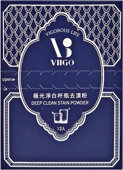 VIIGO 極光淨白杯瓶去漬粉 Set, 120g, 1盒