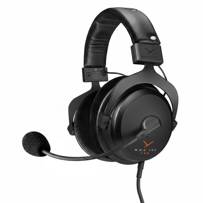 beyerdynamic 拜雅 MMX Wired 被動式降噪 封閉式 耳機 電競 內建麥克風 黑色 專業監聽 MMX300 PRO