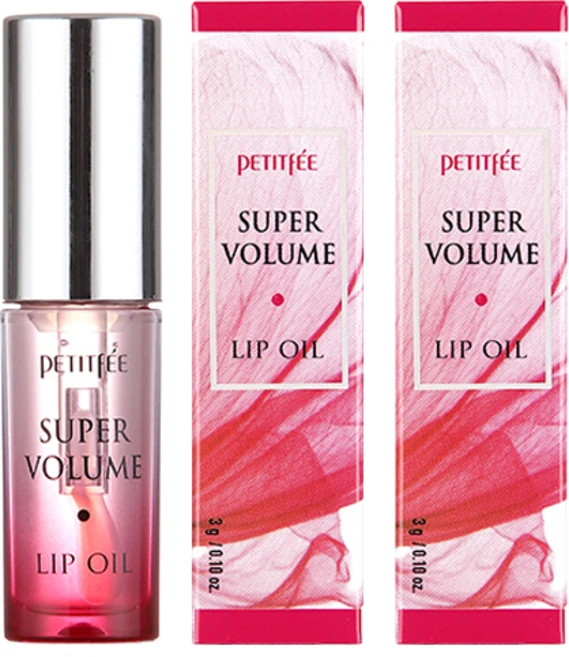 쁘띠페 수퍼 볼륨 립오일, 3g, 2개 - 쿠팡