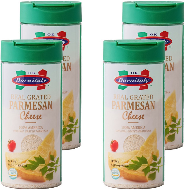 리얼 그레이티드 파마산치즈, 85g, 4개