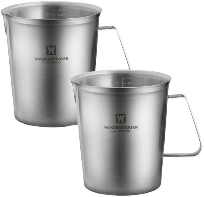 바겐슈타이거 스텐 304 쿠킹저그, 혼합색상, 500ml, 2개