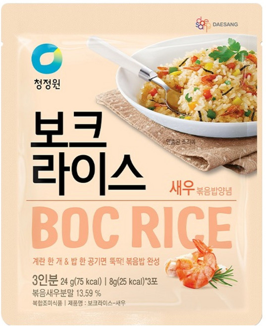 청정원 보크라이스 새우, 24g, 1개