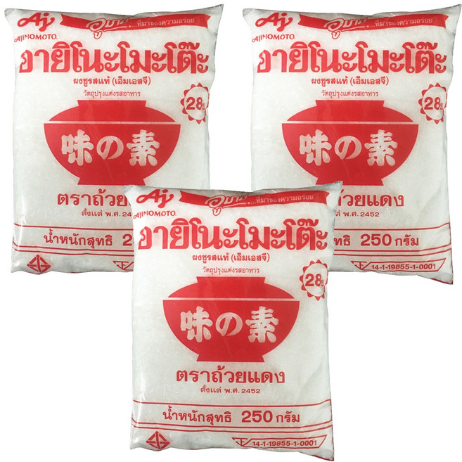 아지노모토 L 글루탐산나트륨 조미료, 250g, 3개