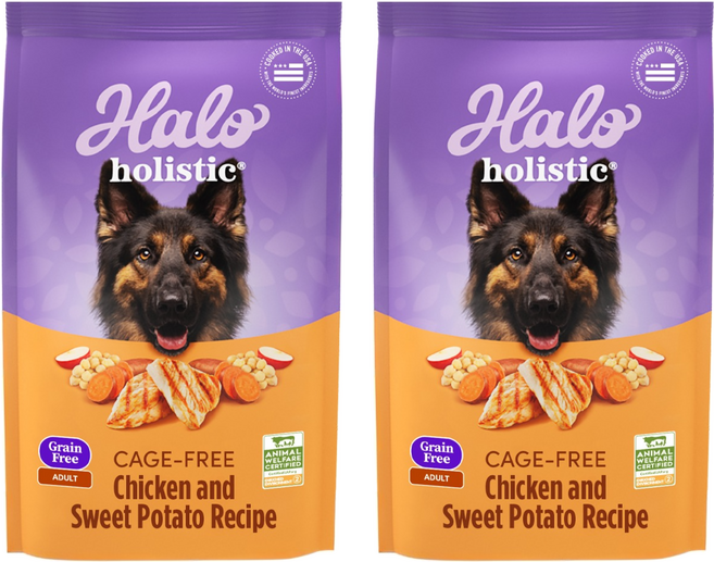 Halo 嘿囉 成犬飼料, 無穀雞肉, 3.5lb, 2袋