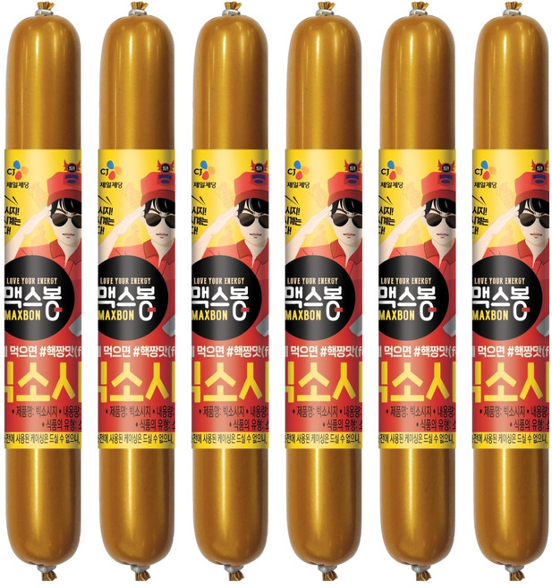 맥스봉 빅소시지, 150g, 6개