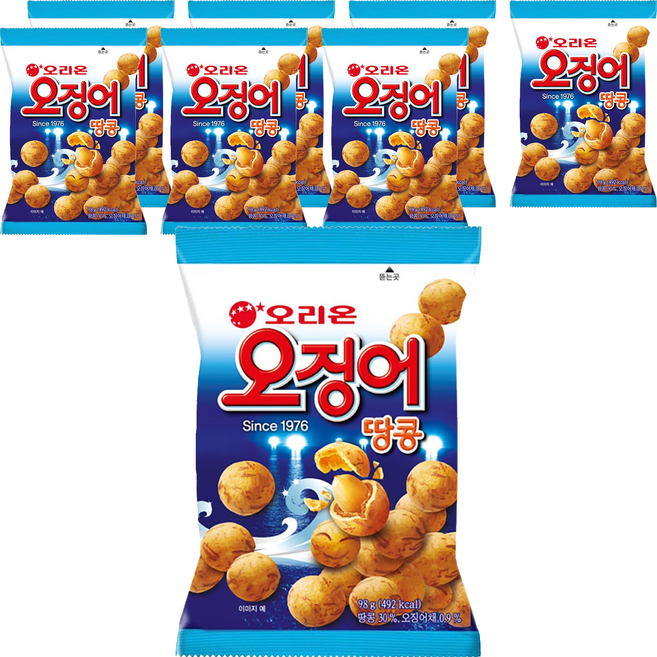 오징어땅콩, 98g, 8개