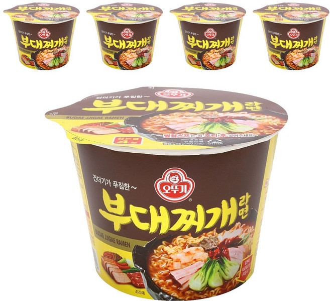 오뚜기 부대찌개 라면 115g, 5개
