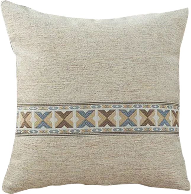 半島良品 四季雪尼爾古典沙發墊專用靠枕/抱枕/靠墊, 古典米