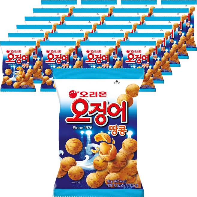 오징어땅콩, 98g, 25개