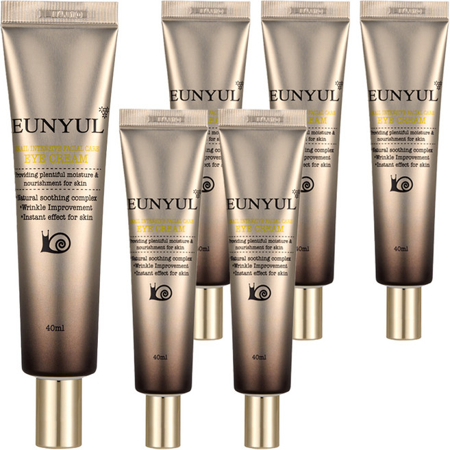 은율 달팽이 인텐시브 페이셜 케어 아이크림, 40ml, 6개