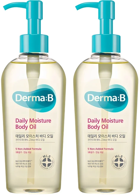 더마비 데일리 모이스처 바디오일 프레쉬 피치향, 200ml, 2개 - 쿠팡