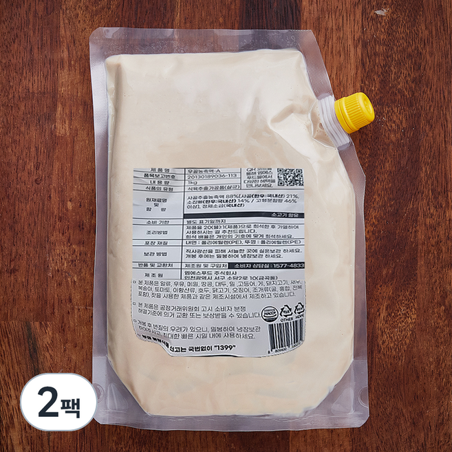 엠에스푸드 우골농축액 A, 1kg, 2팩